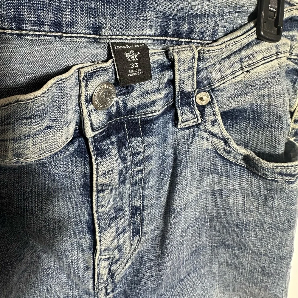 Y2k Vintage True Religion Straight Leg Ricky Relaxed Fit Distressed Jeans